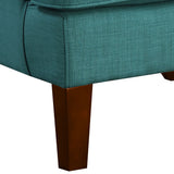 Kori 724 Chair W/Chrome Nails Heirloom Aqua/Teal (ISTA 3) - Tampa Furniture Outlet
