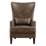 Kori (724) Chair w/Chrome Nails In Sierra Toffee - Tampa Furniture Outlet