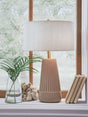 Tampa Furniture Outlet - Ashley Furniture - Dellner Lighting - Ceramic Table Lamp (1/CN) - L100854
