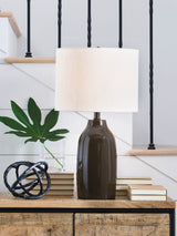 Tampa Furniture Outlet - Ashley Furniture - Jyler Lighting - Terracotta Table Lamp (1/CN) - L100904