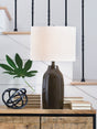 Tampa Furniture Outlet - Ashley Furniture - Jyler Lighting - Terracotta Table Lamp (1/CN) - L100904