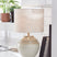 Tampa Furniture Outlet - Ashley Furniture - Waldish Lighting - Metal Table Lamp (1/CN) / Cream/Beige - L200204