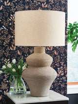 Tampa Furniture Outlet - Ashley Furniture - Jossleigh Lighting - Metal Table Lamp (1/CN) / Beige - L207624