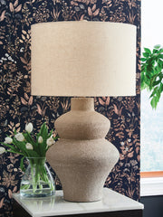 Tampa Furniture Outlet - Ashley Furniture - Jossleigh Lighting - Metal Table Lamp (1/CN) / Beige - L207624