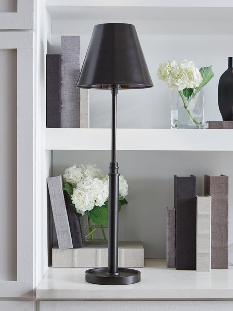 Tampa Furniture Outlet - Ashley Furniture - Wimner Lighting - Metal Floor Lamp (1/CN) / Antique Bronze Finish - L208461