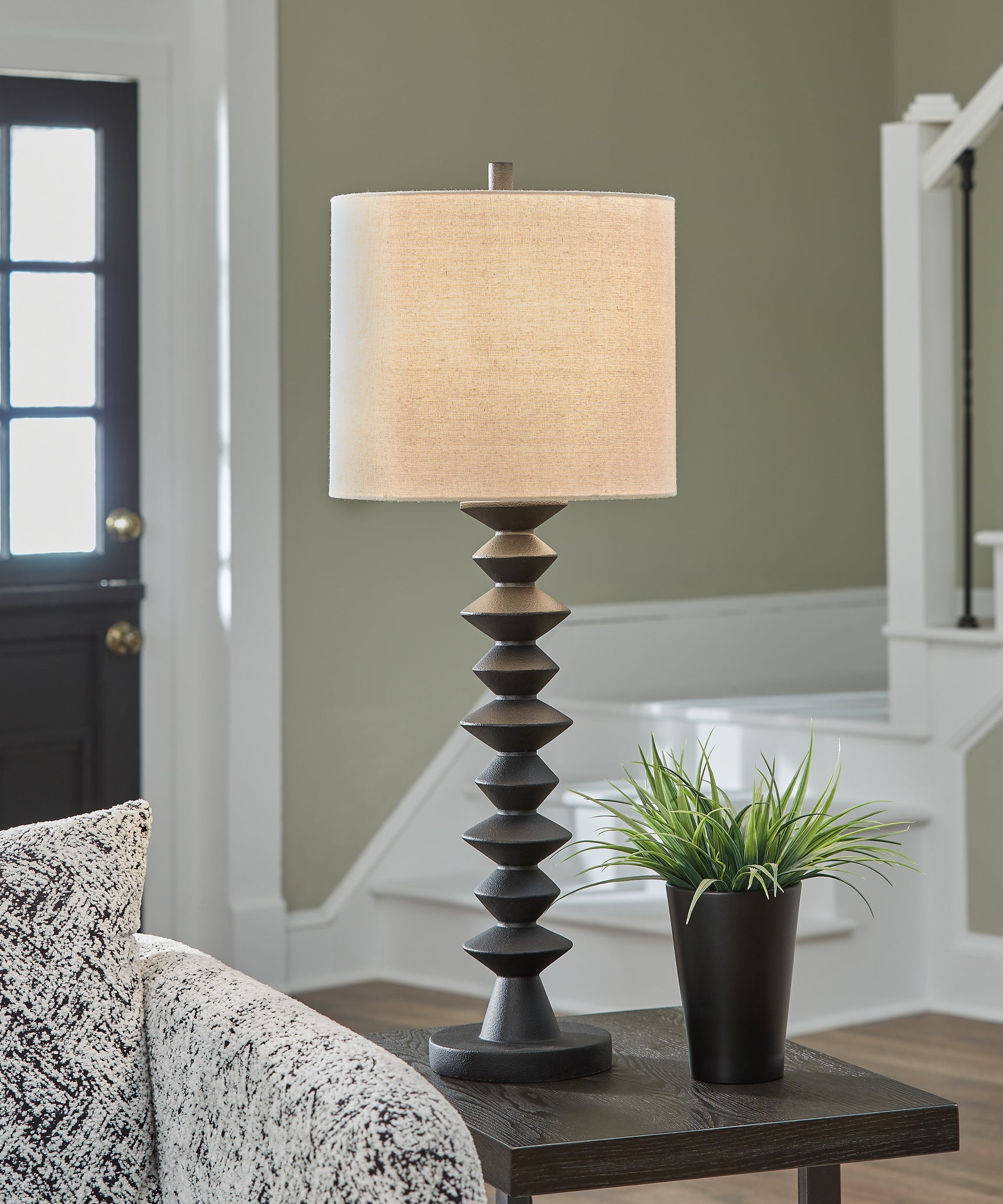 Tampa Furniture Outlet - Ashley Furniture - Luanndon Lighting - 2-Piece Lamp Set / Black - L235783X2