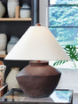 Tampa Furniture Outlet - Ashley Furniture - Honsworth Lighting - Poly Table Lamp (1/CN) / Antique Brown - L235994