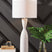 Tampa Furniture Outlet - Ashley Furniture - Davinford Lighting - Poly Table Lamp (1/CN) / White - L236004
