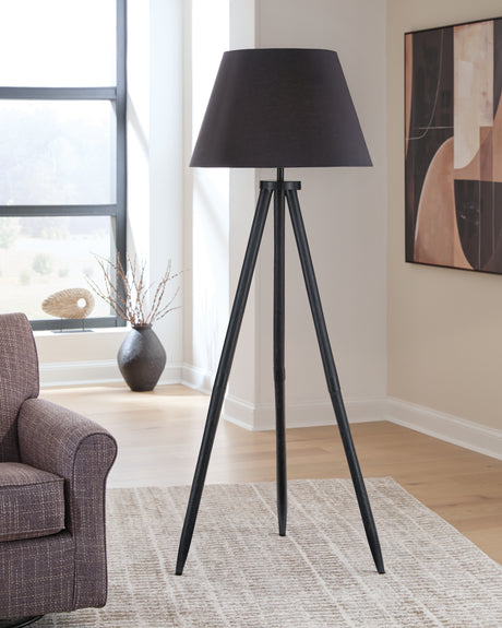 Tampa Furniture Outlet - Ashley Furniture - Orhan Lighting - Wood Floor Lamp (1/CN) - L329121