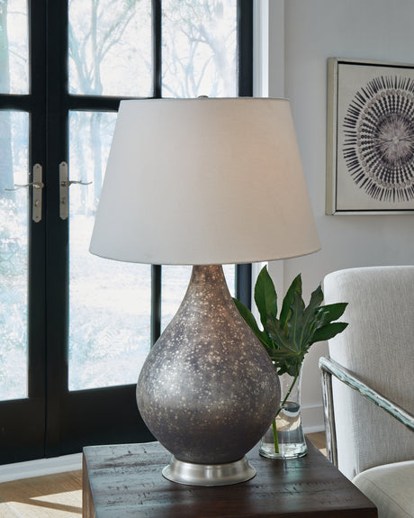 Tampa Furniture Outlet - Ashley Furniture - Bluacy Lighting - Table Lamp (Set of 2) / Antique Gray - L430834X2