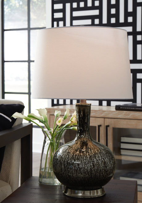 Tampa Furniture Outlet - Ashley Furniture - Tenslow Lighting - Table Lamp (Set of 2) / Antique Black - L430844X2
