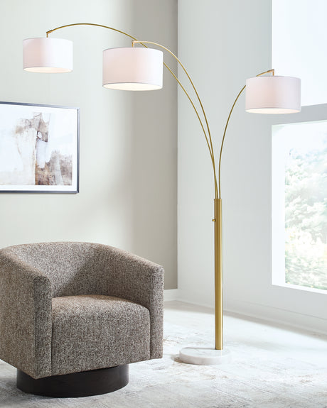 Tampa Furniture Outlet - Ashley Furniture - Valo Lighting - Metal Arc Lamp (1/CN) - L725169