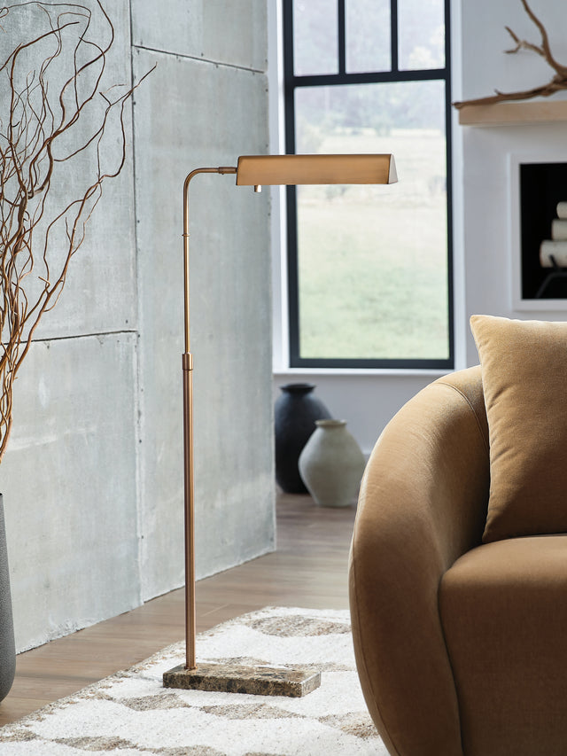 Tampa Furniture Outlet - Ashley Furniture - Yafe Lighting - Metal Floor Lamp (1/CN) - L734411