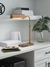 Tampa Furniture Outlet - Ashley Furniture - Yafe Lighting - Metal Desk Lamp (1/CN) / Bronze Finish - L734412