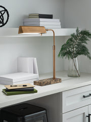 Tampa Furniture Outlet - Ashley Furniture - Yafe Lighting - Metal Desk Lamp (1/CN) / Bronze Finish - L734412