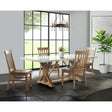 Lakeview Rectangular Standard Height Dining Table in White Marble – SKU CDLW100DTTB | Elements