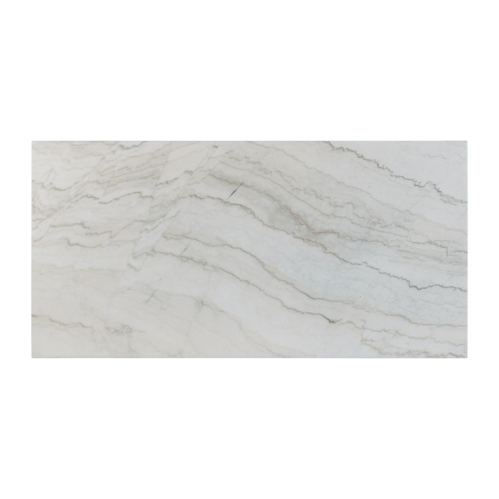 Lakeview Rectangular Standard Height Dining Table in White Marble - Tampa Furniture Outlet