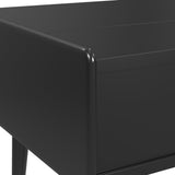 Lanette Coffee Table with White Marble and Lift-Top in Black - Tampa Furniture Outlet