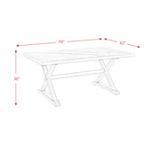 Lexi Dining Table in Espresso Base / White Marble Top - Tampa Furniture Outlet