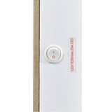 Lindy Floor Mirror with Lights in White