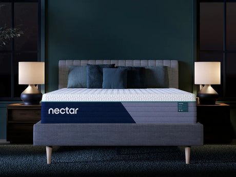 Tampa Furniture Outlet - Ashley Furniture - Nectar Premier Hybrid 5.1 Mattresses - California King / White - M14151
