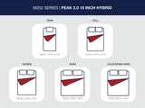 Peak 2.0 10 Hybrid Mattresses - Tampa Furniture Outlet