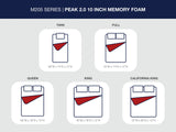 Peak 2.0 12 Memory Foam Mattresses - Tampa Furniture Outlet