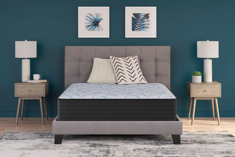 Tampa Furniture Outlet - Ashley Furniture - Elite Springs Firm Mattresses - Twin / Gray/Blue - M40511