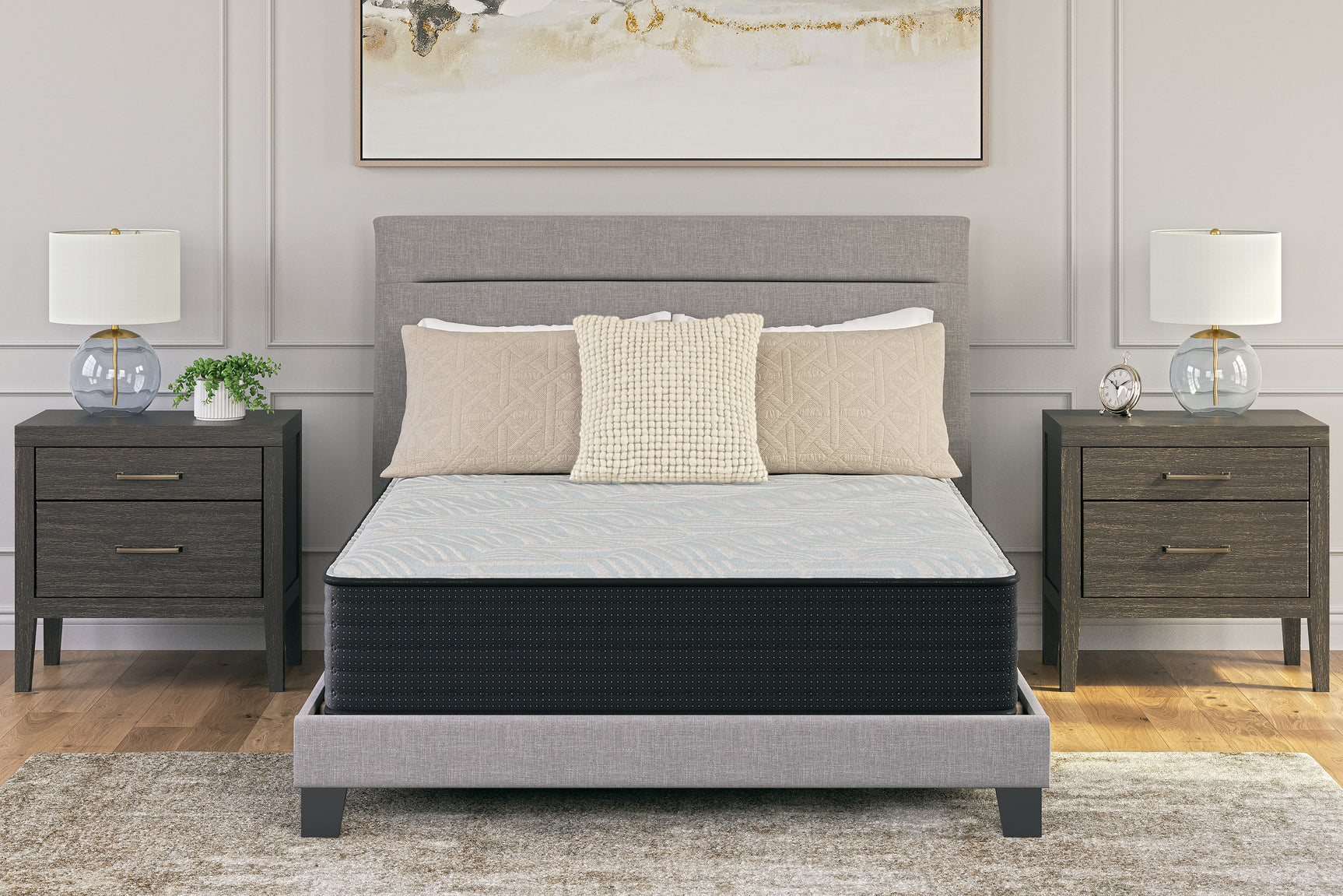 Tampa Furniture Outlet - Ashley Furniture - Palisades Firm Mattresses - Full / Gray/Blue - M41521