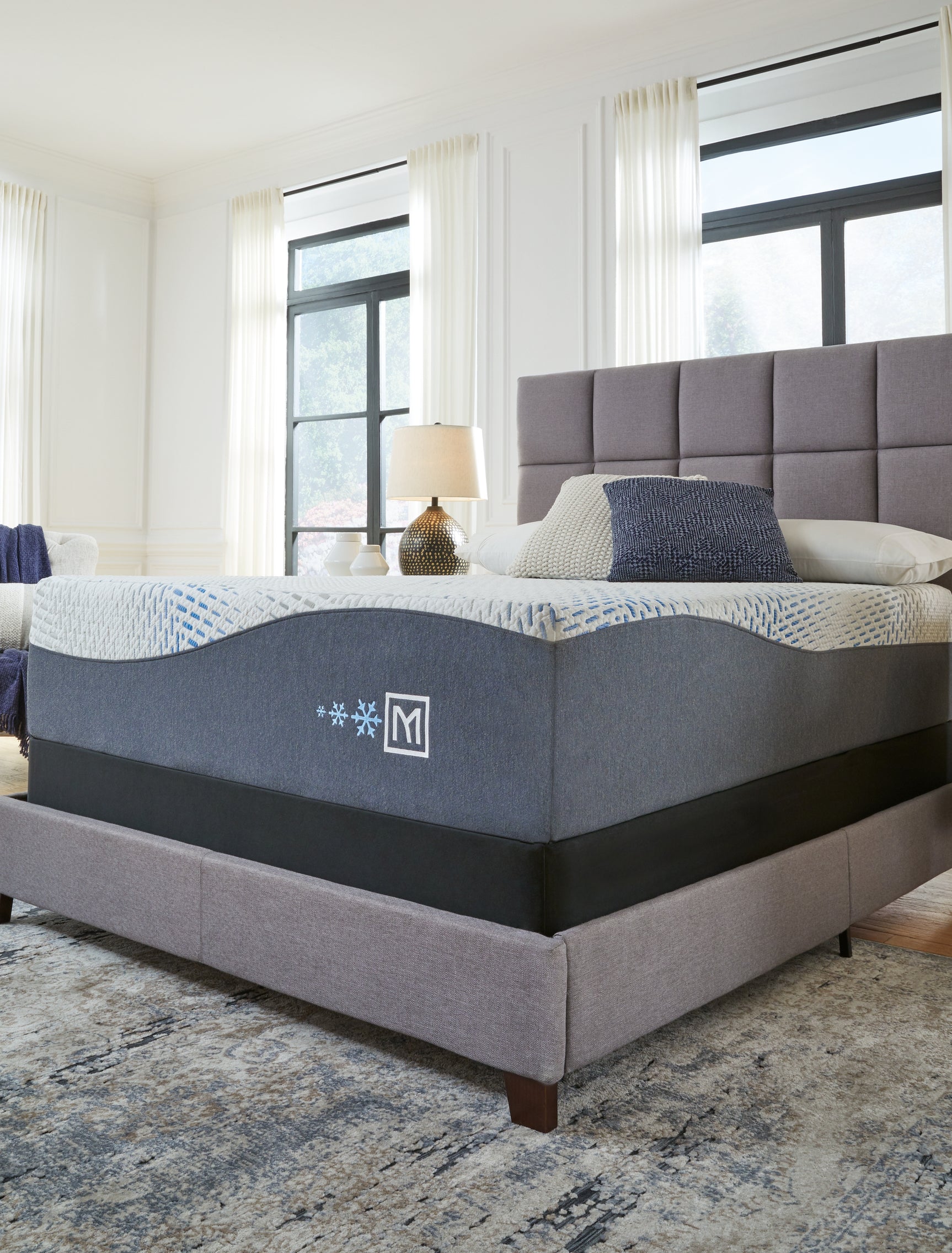 Millennium Cushion Firm Gel Memory Foam Hybrid Mattresses - Tampa Furniture Outlet