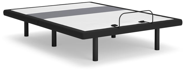 Tampa Furniture Outlet - Ashley Furniture - Best Base with Lumbar and Audio Queen Adjustable Base - Queen Adjustable Base / Black - M8X332