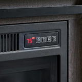 Macau Console with 23" Fireplace Insert in Grey