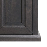 Macau Console with 23" Fireplace Insert in Grey