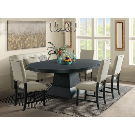 Maddox Oval Dining Table – SKU DMD100DTTB | Elements