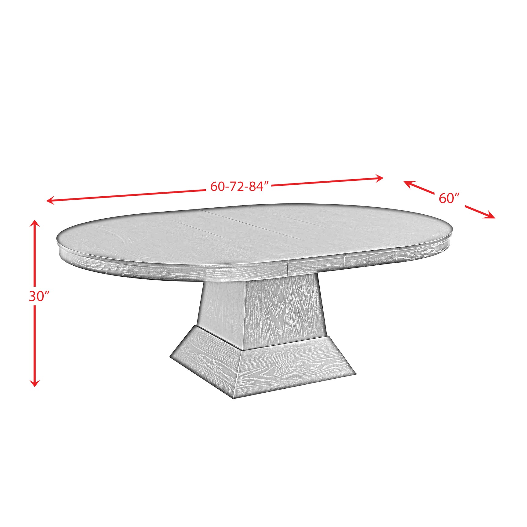 Maddox Oval Dining Table - Tampa Furniture Outlet