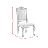 Madison Park Dining Side Chair with Beige Fabric in Walnut (2 Per Carton) - Tampa Furniture Outlet