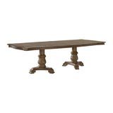 Madison Park Rectangular Dining Table with 2 18" Leaves in Walnut - Tampa Furniture Outlet