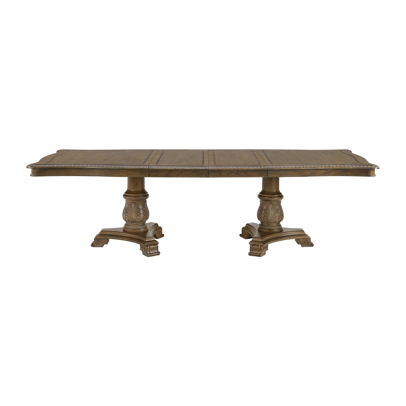 Madison Park Rectangular Dining Table with 2 18" Leaves in Walnut - Tampa Furniture Outlet