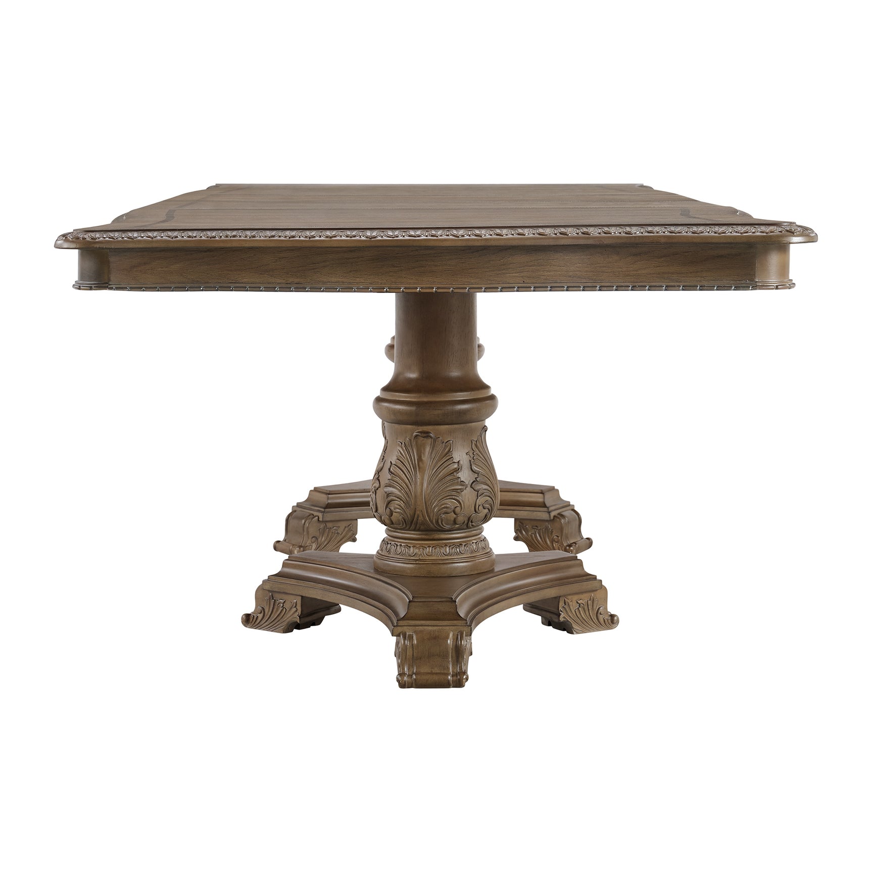 Madison Park Rectangular Dining Table with 2 18" Leaves in Walnut - Tampa Furniture Outlet