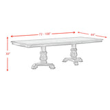 Madison Park Rectangular Dining Table with 2 18" Leaves in Walnut - Tampa Furniture Outlet