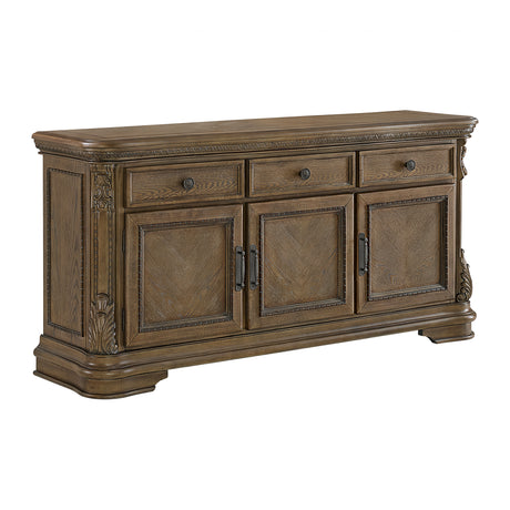 Madison Park Server in Walnut - Tampa Furniture Outlet