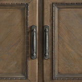 Madison Park Server and Hutch with LED in Walnut - Tampa Furniture Outlet