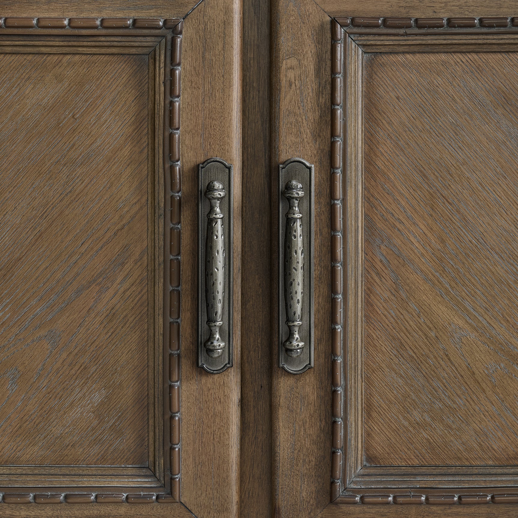 Madison Park Server and Hutch with LED in Walnut - Tampa Furniture Outlet