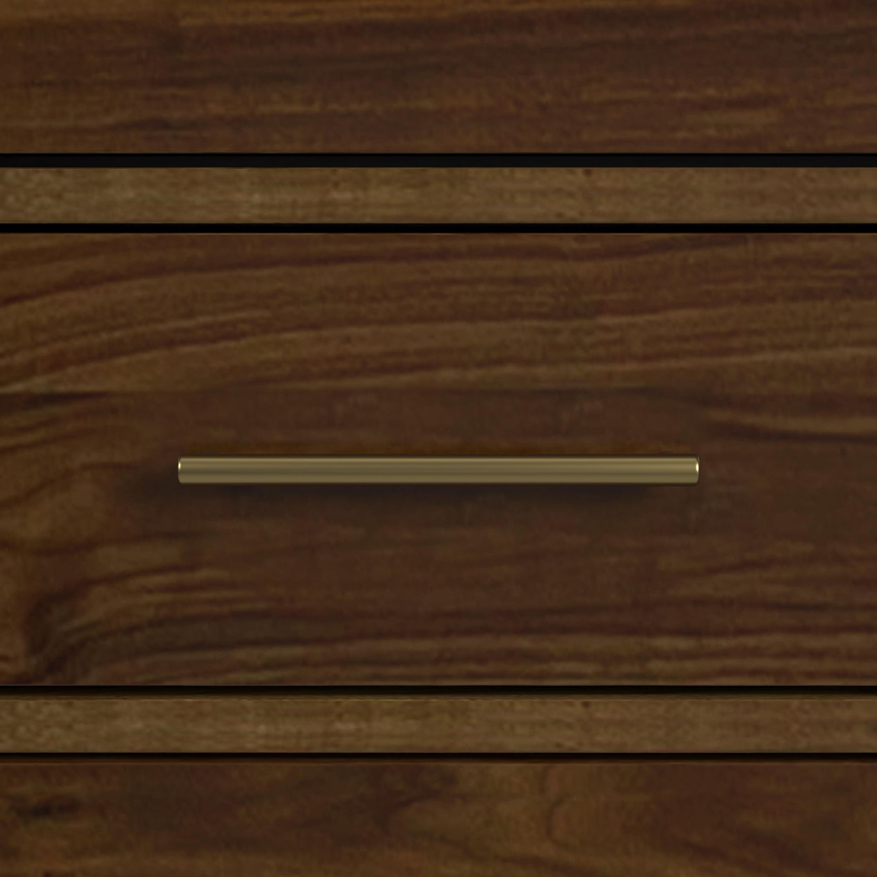 Malia Dresser and Topper in Walnut - Tampa Furniture Outlet