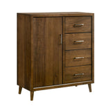 Malibu 4-Drawer Chest in Walnut