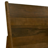 Malibu Twin Panel Bed in Walnut