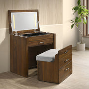 Malibu Dressing Table in Walnut – SKU V-4650-5-VN | Elements