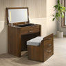Malibu Dressing Table in Walnut – SKU V-4650-5-VN | Elements