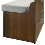 Malibu Dressing Table in Walnut - Tampa Furniture Outlet