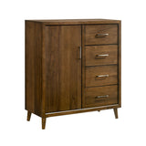 Malibu 4-Drawer Chest in Walnut - Tampa Furniture Outlet